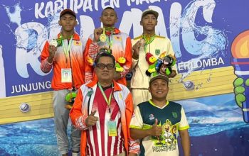 Kontingen Renang Sidoarjo Raup 17 Medali Porprov Jatim IX