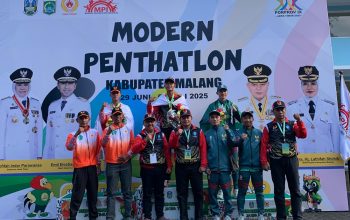 Pakai Senjata Pinjaman, Pentathlon Sidoarjo Raih 1 Emas dan 1 Perak di Porprov Jatim 2025