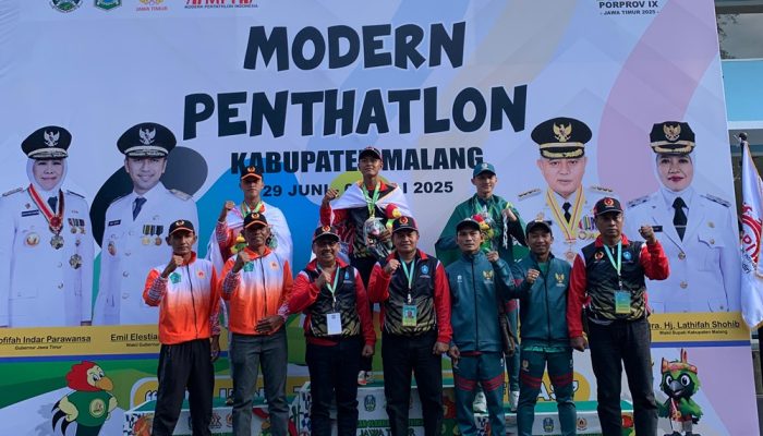 Pakai Senjata Pinjaman, Pentathlon Sidoarjo Raih 1 Emas dan 1 Perak di Porprov Jatim 2025