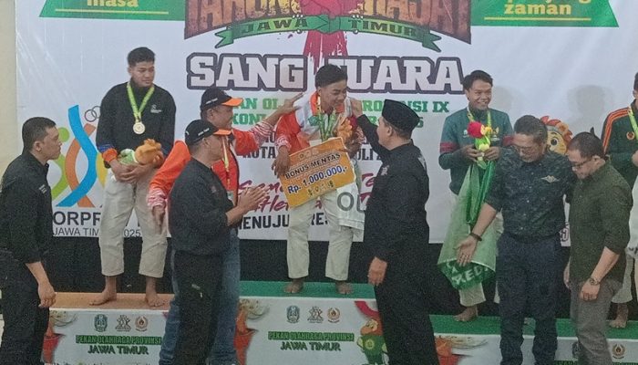 Kota Malang Juara Umum Tarung Derajat PORPROV 2025, BHS: Terus Berlatih, Sebentar Lagi PON Beladiri!