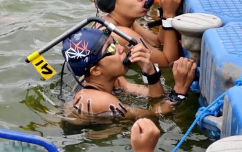 Keren! Finswimming Open Water PORPROV IX Jatim Gunakan Gelang RFID