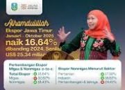 Khofifah Bersyukur, Ekspor Jawa Timur Januari-Oktober 2025 Naik 16,64 persen