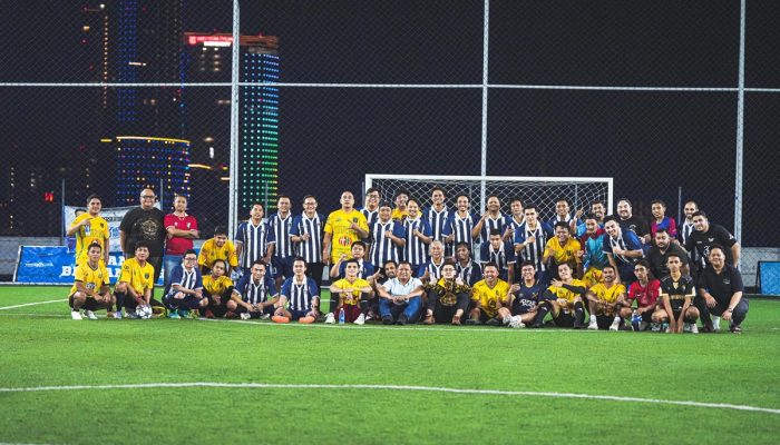 Jalin Silahturahmi di Bulan Suci, BM PAN Jatim Adu Tendang Lawan AMPG di Lapangan Mini Soccer