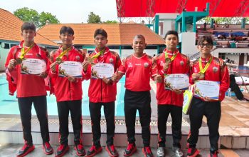Hari Pertama, Perenang Bangkalan Panen Emas Popda XV Jatim 2026